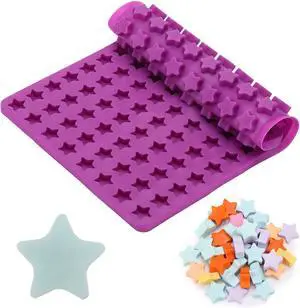 112 Cavity Mini Star Silicone Molds Fun Shaped Chocolate Molds for Homemade Dog Training Treats, Gummies, Candy, Chocolate Chips,Biscuits 112 Cavity Mini Star Silicone Molds Fun Shaped Chocolate Molds for Homemade Dog Training Treats, Gummies, Candy, Chocolate Chips,Biscuits