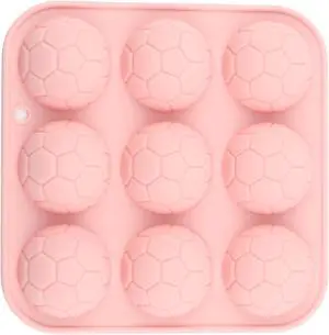 9 Cavity Soccer Ball Silicone Chocolate Molds 9 Cavity Soccer Ball Silicone Chocolate Molds