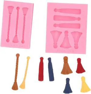 Graduation Tassel Silicone Molds, Fondant Chocolate Mold for Cake Decorations Graduation Tassel Silicone Molds, Fondant Chocolate Mold for Cake Decorations