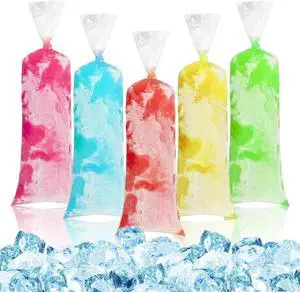 MAQIHAN 100 Ice Candy Plastic Bags - 4x12 Disposable Bolis Ice Pop Bags MAQIHAN 100 Ice Candy Plastic Bags - 4x12 Disposable Bolis Ice Pop Bags