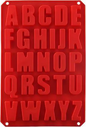 Silicone Letter Cake Mold BPA Free, Non-Stick Chocolate Mold Soft and Easy to Release, Decorating Silicone Red Mold Cake Baking Utensils Good Toughness DIY Ice Tray Kitchen Cake Pans Silicone Letter Cake Mold BPA Free, Non-Stick Chocolate Mold Soft and Easy to Release, Decorating Silicone Red Mold Cake Baking Utensils Good Toughness DIY Ice Tray Kitchen Cake Pans