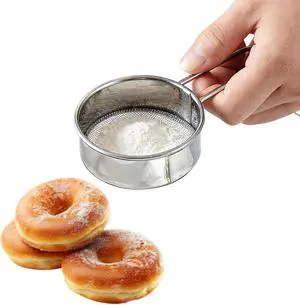 Sifter for Baking Powdered Sugar,Duster Flour Sifter for Baking Sifter for Baking Powdered Sugar,Duster Flour Sifter for Baking