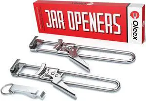 Oleex Jar Opener for Weak Hands (x2) with Keychain Bottle Cap Opener. Easy Seniors Arthritis, Kids Openers. Gripper Tight Lid Opener, Kitchen Gadgets Oleex Jar Opener for Weak Hands (x2) with Keychain Bottle Cap Opener. Easy Seniors Arthritis, Kids Openers. Gripper Tight Lid Opener, Kitchen Gadgets