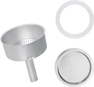 Espresso Maker Filter Basket,moka pot 3 cup Replacement Funnel Espresso Maker Filter Basket,moka pot 3 cup Replacement Funnel