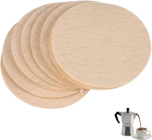 100Pcs Coffee Filter Moka Pot Filter Paper, 58 mm Unbleached Round Coffee Paper Filter for Espresso Machine, Disposable Coffee Filter Compatible with Espresso Coffee Maker 100Pcs Coffee Filter Moka Pot Filter Paper, 58 mm Unbleached Round Coffee Paper Filter for Espresso Machine, Disposable Coffee Filter Compatible with Espresso Coffee Maker