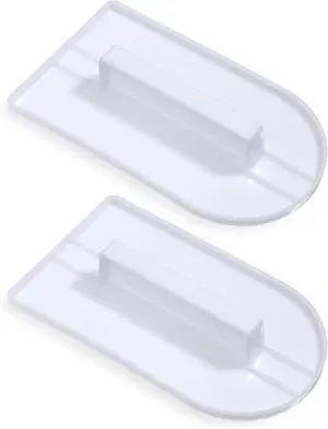 2Pcs Fondant Smoothing, 14.5 x 8 cm/5.7" x 3.1" Fondant Tools Plastic Cake Decorating Smoother & Polisher Cake Decorating Tools Cake Leveler for Smoothing Icing Decoration Sugar Craft (White) 2Pcs Fondant Smoothing, 14.5 x 8 cm/5.7" x 3.1" Fondant Tools Plastic Cake Decorating Smoother & Polisher Cake Decorating Tools Cake Leveler for Smoothing Icing Decoration Sugar Craft (White)