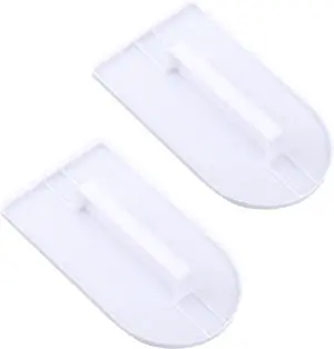 2pcs Fondant Smoother Tool, Professional Cake Scraper Smoother Plastic Icing Smoothing Paddle for Cake Decorating Sculpting Baking & Sugar Craft (White) 2pcs Fondant Smoother Tool, Professional Cake Scraper Smoother Plastic Icing Smoothing Paddle for Cake Decorating Sculpting Baking & Sugar Craft (White)