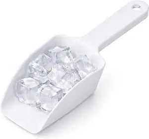 Plastic Ice Scoop Small Ice Scoop for Freezer Kitchen Scoops for Popcorn Coffee Beans Flour Plastic Ice Scoop Small Ice Scoop for Freezer Kitchen Scoops for Popcorn Coffee Beans Flour