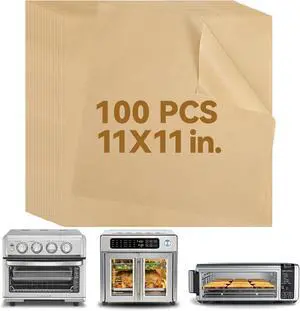 100 Pcs Air Fryer Liners for Cuisinart, Breville and Cosori Air Fryer 100 Pcs Air Fryer Liners for Cuisinart, Breville and Cosori Air Fryer