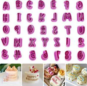 35 Pcs Letter And Number Cookie Cutters,Cake Pop Mold,Fondant Letter Cutters,Alphabet Number Shapes Clay Cutters For Polymer,Suitable Birthday, Christmas, New Year And Holiday Party Decorations 35 Pcs Letter And Number Cookie Cutters,Cake Pop Mold,Fondant Letter Cutters,Alphabet Number Shapes Clay Cutters For Polymer,Suitable Birthday, Christmas, New Year And Holiday Party Decorations