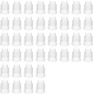 40 PCS Piping Bag Couplers for Icing Nozzles, Plastic Standard Coupler Small Couplers for Piping Bags Cake Decorating Coupler Transparent Tip White Pastry Bag for Icing Nozzle 40 PCS Piping Bag Couplers for Icing Nozzles, Plastic Standard Coupler Small Couplers for Piping Bags Cake Decorating Coupler Transparent Tip White Pastry Bag for Icing Nozzle