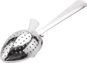 1pc Silver Stainless Steel Tea Infuser Strainer Spoon Loose Leaf Filter Herbs Spice NEW!Tea Strainers and Filters About 15cm in length 1pc Silver Stainless Steel Tea Infuser Strainer Spoon Loose Leaf Filter Herbs Spice NEW!Tea Strainers and Filters About 15cm in length