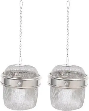 Mobestech Stainless Steel Mesh Basket 2 Pcs Jewelry Washing Basket for Watch Cleaning Tea Infuser Balls for Loose Leaf Tea 2.75 X 2.75 X 2.55 in Home Office Use Mobestech Stainless Steel Mesh Basket 2 Pcs Jewelry Washing Basket for Watch Cleaning Tea Infuser Balls for Loose Leaf Tea 2.75 X 2.75 X 2.55 in Home Office Use