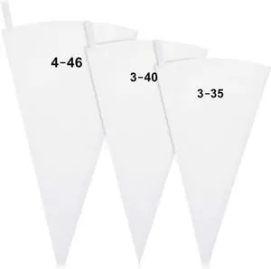 3 Pcs Pastry Bags Reusable 14,16,18 Inch Canvas Piping Bag Icing Frosting Bags Canvas Cake Decorating Bag for Cakes Dessert Cupcake Cookie Decorating 3 Pcs Pastry Bags Reusable 14,16,18 Inch Canvas Piping Bag Icing Frosting Bags Canvas Cake Decorating Bag for Cakes Dessert Cupcake Cookie Decorating