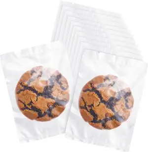 100 Pcs 4-7/10 x 6-7/10 Inch Semi-Transparent Heat Seal Bags for Cookies,Matte Cookie Bags with Seal,Frosted Treat Bag for Baked Goods, Brownie Packaging 100 Pcs 4-7/10 x 6-7/10 Inch Semi-Transparent Heat Seal Bags for Cookies,Matte Cookie Bags with Seal,Frosted Treat Bag for Baked Goods, Brownie Packaging