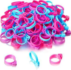 Patelai 120 Pcs Icing Bag Ties Silicone Piping Bag Ties,Rosy, Blue, Purple Patelai 120 Pcs Icing Bag Ties Silicone Piping Bag Ties,Rosy, Blue, Purple