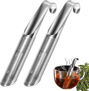ACEBON Tea Strainers for Loose Tea, 2 PCS Stainless Steel Tea Infuser, Loose Leaf Tea Steeper, Long-handle Tea Filters for Tea, Coffee, Seasonings, Spices, Gifts for Mother Father ACEBON Tea Strainers for Loose Tea, 2 PCS Stainless Steel Tea Infuser, Loose Leaf Tea Steeper, Long-handle Tea Filters for Tea, Coffee, Seasonings, Spices, Gifts for Mother Father