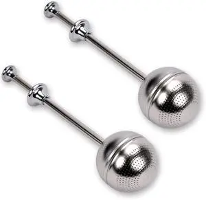 Long Handle Tea Ball, Tea Infuser for Loose Leaf Tea, 2Pcs Long Handle Tea Ball, Tea Infuser for Loose Leaf Tea, 2Pcs