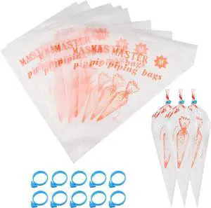 LABOTA Piping Bags Disposable,200PCS 12 Inch Pastry Bags,Icing Bags, for Cake Decorating LABOTA Piping Bags Disposable,200PCS 12 Inch Pastry Bags,Icing Bags, for Cake Decorating