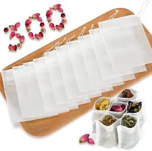 Empty Tea Bags for Loose Leaf Tea, 300Pcs Disposable Tea Infuser Sachets Empty Tea Bags for Loose Leaf Tea, 300Pcs Disposable Tea Infuser Sachets