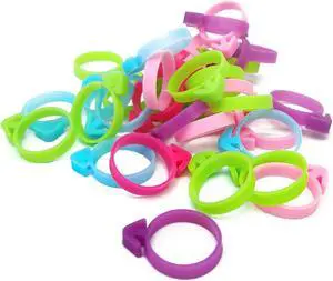 30 Pcs Pastry Bag Ties, Silicone Icing Bag Ties, Reusable Piping Bag Ties Decoration Bag Cake and Pastry Supplies Clips, Includes 5 Color. Suitable for Cupcakes Cookies and Pastry Seal (5 Color) 30 Pcs Pastry Bag Ties, Silicone Icing Bag Ties, Reusable Piping Bag Ties Decoration Bag Cake and Pastry Supplies Clips, Includes 5 Color. Suitable for Cupcakes Cookies and Pastry Seal (5 Color)