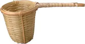 Helens Asian Kitchen Tea Strainer, Natural Bamboo, 3-Inches x 2.25-Inches Helens Asian Kitchen Tea Strainer, Natural Bamboo, 3-Inches x 2.25-Inches