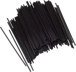 Chef Craft 5 Inch Coffee Stirrer Straws-Set of 150, Pack of 1, black Chef Craft 5 Inch Coffee Stirrer Straws-Set of 150, Pack of 1, black