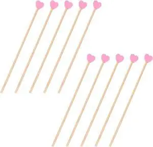 100 Pieces Disposable Wooden Coffee Stirrers Pink Heart Wooden Coffee Stir Sticks Wooden Stirrers Wooden Drink Stirrer Sticks for Coffee Cocktail Milk Beverage, 6.1 Inches 100 Pieces Disposable Wooden Coffee Stirrers Pink Heart Wooden Coffee Stir Sticks Wooden Stirrers Wooden Drink Stirrer Sticks for Coffee Cocktail Milk Beverage, 6.1 Inches
