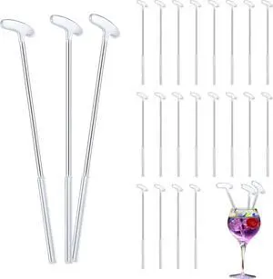 30 Pcs Golf Theme Cocktail Stirrers Stir Sticks, 6 Inch,Silver 30 Pcs Golf Theme Cocktail Stirrers Stir Sticks, 6 Inch,Silver