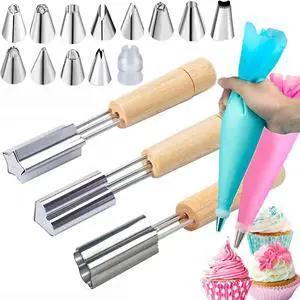 Cupcake Corer and Filler Tools Cake Digging Hole Maker Cupcake Plunger Hole punch Hole Cutter Cake Digging Holes Stainless Steel Cookie Dunker Tool Pastry Filling Accessories Cupcake Corer and Filler Tools Cake Digging Hole Maker Cupcake Plunger Hole punch Hole Cutter Cake Digging Holes Stainless Steel Cookie Dunker Tool Pastry Filling Accessories