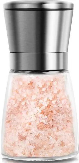 Mincham Salt or Pepper Grinder Mill Shaker Refillable Coarseness Adjustable Mincham Salt or Pepper Grinder Mill Shaker Refillable Coarseness Adjustable