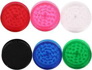 6 Pack Herb Grinder, 2.3 inches Small Spices Grinder With Storage, Plastic Grinder for Manual, Portable And Disposable for Travel 6 Pack Herb Grinder, 2.3 inches Small Spices Grinder With Storage, Plastic Grinder for Manual, Portable And Disposable for Travel