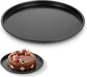 11.4 Inch Cookie Cake Pan, Round Cake Pan Round Cookie Sheet Nonstick Giant Shollow Baking Pans Cakes Tray Pans for Home Kitchen Baking 11.4 Inch Cookie Cake Pan, Round Cake Pan Round Cookie Sheet Nonstick Giant Shollow Baking Pans Cakes Tray Pans for Home Kitchen Baking