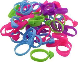 40PCS Buttercream Piping Bag Retainer Rings Silicone Piping Bag Straps Colored Pastry Bag Ties For Cupcakes Frosting and Cookie Sealing 40PCS Buttercream Piping Bag Retainer Rings Silicone Piping Bag Straps Colored Pastry Bag Ties For Cupcakes Frosting and Cookie Sealing