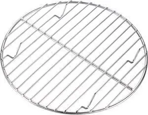 CAMPINGMOON 8.27inch/21cm Round Stainless Steel Roasting Baking Steaming Cooling Rack Cooking Grid Grill Fits for 10-inch Dutch Oven W21 CAMPINGMOON 8.27inch/21cm Round Stainless Steel Roasting Baking Steaming Cooling Rack Cooking Grid Grill Fits for 10-inch Dutch Oven W21
