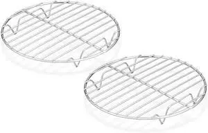 TeamFar Round Cooling Rack Set of 2, 7½ Inch TeamFar Round Cooling Rack Set of 2, 7½ Inch