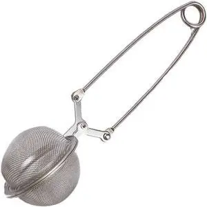 Silver Snap Ball Tea Strainer with Handle,Tea Strainer Ball Stainless Steel Tea Infuser Filter for Loose Leaf Tea Spices Seasonings Kitchen and Dining (Large) Silver Snap Ball Tea Strainer with Handle,Tea Strainer Ball Stainless Steel Tea Infuser Filter for Loose Leaf Tea Spices Seasonings Kitchen and Dining (Large)