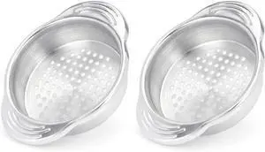 Tuna Strainer Press, Tuna Can Strainer Food-Grade Stainless Steel Canning Colander for Regular-Size and Wide-Necked Tunas - 2 Pack Tuna Strainer Press, Tuna Can Strainer Food-Grade Stainless Steel Canning Colander for Regular-Size and Wide-Necked Tunas - 2 Pack