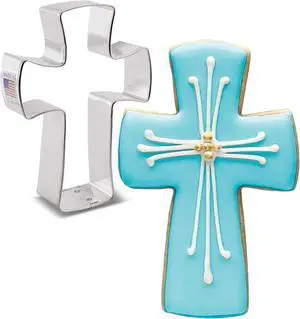 Ann Clark Cross Cookie Cutter, Large 4-1/2 Made in USA Ann Clark Cross Cookie Cutter, Large 4-1/2 Made in USA