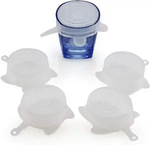Small Silicone Stretch Lids 5 Pack of 2.5 inch Reusable Stretch Cover, Silicone Stretch and Seal Lids Fit for 2.6 to 3.4 inch Can Cup Regular and Wide Mouth Mason Jar Small Silicone Stretch Lids 5 Pack of 2.5 inch Reusable Stretch Cover, Silicone Stretch and Seal Lids Fit for 2.6 to 3.4 inch Can Cup Regular and Wide Mouth Mason Jar