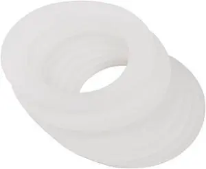 10Pcs Silicone Replacement Gasket, Airtight Rubber Seals Rings for Mason Jar Lids, Leak-Proof Canning Fitting Seals Canning Lids Cookware (2.8 inch) 10Pcs Silicone Replacement Gasket, Airtight Rubber Seals Rings for Mason Jar Lids, Leak-Proof Canning Fitting Seals Canning Lids Cookware (2.8 inch)
