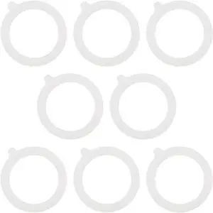 8 Pcs Rubber Seals for Glass Jars, 3.75'' Diameter 8 Pcs Rubber Seals for Glass Jars, 3.75'' Diameter