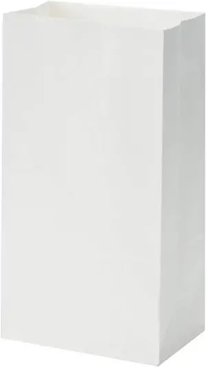 40 Count White Grocery Lunch Bag Kraft Paper Bags 4 lb Capacity 40 Count White Grocery Lunch Bag Kraft Paper Bags 4 lb Capacity