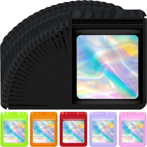 JETMORE 100 Pack Mylar Bags, Resealable Bags for Candy(3x3 Inch, Black) JETMORE 100 Pack Mylar Bags, Resealable Bags for Candy(3x3 Inch, Black)