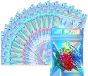 Holographic Bags, 2x2.5 inch Resealable smell proof bags for Food, Small Business and Party Favor Storage(100 Pack) Holographic Bags, 2x2.5 inch Resealable smell proof bags for Food, Small Business and Party Favor Storage(100 Pack)