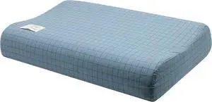 Contour Pillow Case Cotton Pillowcase Covers with Zipper, Zippered Soft Replacement Cases for Memory Foam Ergonomic Contour Neck Cervical Latex Pillows for Pain Relief Protector Plaid Print Cover Only Contour Pillow Case Cotton Pillowcase Covers with Zipper, Zippered Soft Replacement Cases for Memory Foam Ergonomic Contour Neck Cervical Latex Pillows for Pain Relief Protector Plaid Print Cover Only