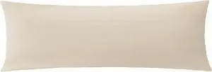 Soft Brushed Microfiber Fabric Zipper Pillow Case, Cozy and Lightweight, Easy Care, Khaki, Body, 20" x 60" Soft Brushed Microfiber Fabric Zipper Pillow Case, Cozy and Lightweight, Easy Care, Khaki, Body, 20" x 60"