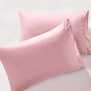 Brushed Microfiber King Pillowcases, Dusty Pink, 20x36 Inch Brushed Microfiber King Pillowcases, Dusty Pink, 20x36 Inch