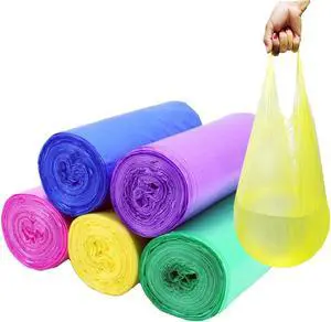 4 Gallon Trash Bag,Small Colorful Trash Bags,100 Counts Small Garbage Bags 4 Gallon Trash Bag,Small Colorful Trash Bags,100 Counts Small Garbage Bags