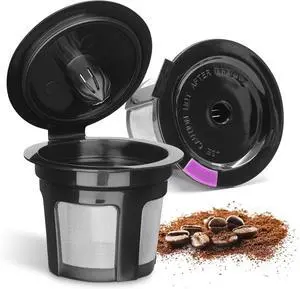 Waloo Refillable K Cup Coffee Pod with Stainless Steel Mesh Filter Waloo Refillable K Cup Coffee Pod with Stainless Steel Mesh Filter